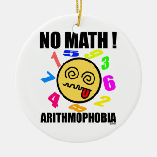 Adorno De Cerámica ¡Ninguna matemáticas! Arithmophobia