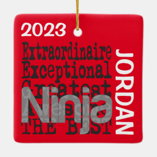 Adorno De Cerámica Ninja Extraordinaire PERSONALIZADO