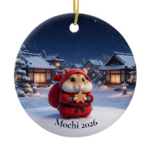 Ninja Santa Hámster Japonés Navidad Personalizada