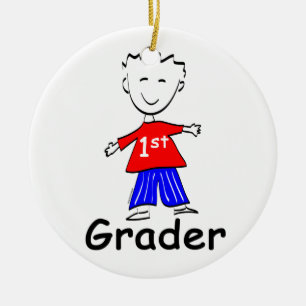 Adorno De Cerámica Niño de 1º Grado