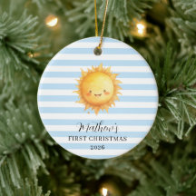 Niño del Sol Bebé Primera Navidad