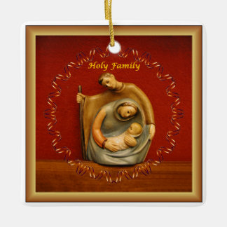 Adorno De Cerámica Niño Jesús, María, José, Sagrada Familia, Belén