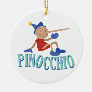Adorno De Cerámica Niño Pinocho