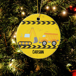 Adorno De Cerámica Niños Constructores Personalizados Niños Navidades