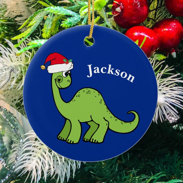 Adorno De Cerámica Niños Personalizados de dinosaurios Navidades boni (Subido por el creador)