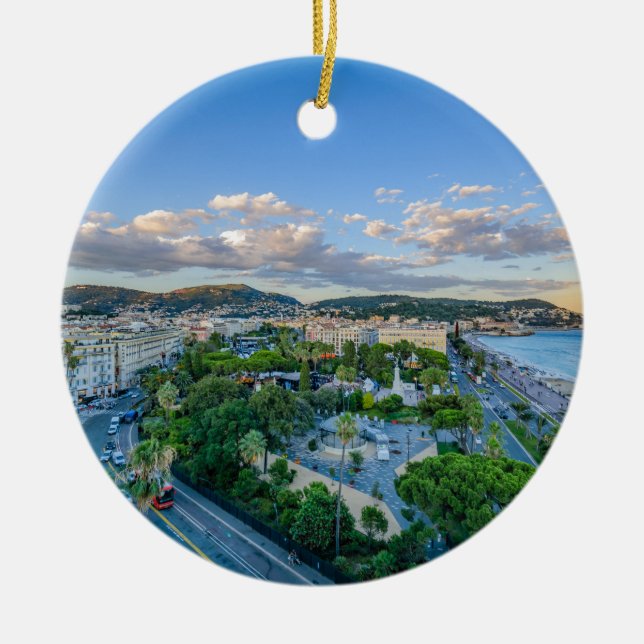 Adorno De Cerámica Niza céntrica, Francia (Frente)