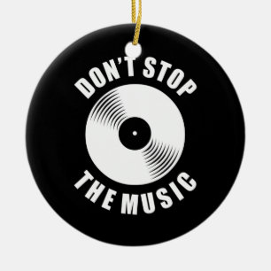 Adorno De Cerámica No detener la música