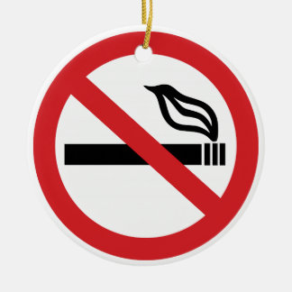 Adorno De Cerámica No fumar tabaco contra fumar