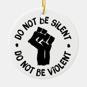Adorno De Cerámica No guardar silencio