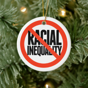 Adorno De Cerámica No hay desigualdad racial