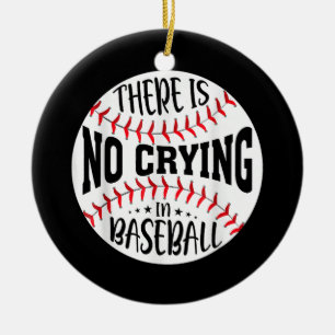 Adorno De Cerámica No Hay Lloros En El Béisbol