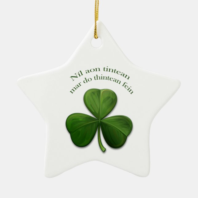 Adorno De Cerámica No hay lugar como casa (Frente)