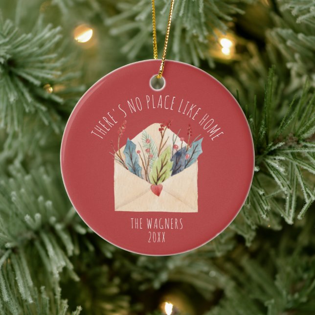 Adorno De Cerámica No hay lugar como los propietarios de casas person (Árbol)