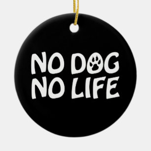 ADORNO DE CERÁMICA NO HAY PERRO NI VIDA