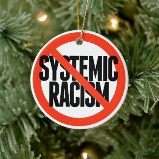Adorno De Cerámica No hay racismo sistémico