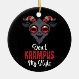 Adorno De Cerámica No Krampus Mi Estilo