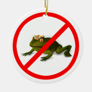 Adorno De Cerámica ¡No más ranas!