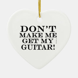 Adorno De Cerámica No me hagas buscar mi guitarra