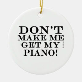 Adorno De Cerámica No me hagas buscar mi piano