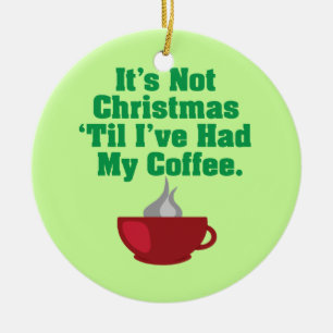 Adorno De Cerámica No Navidades hasta el café