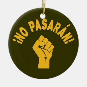 Adorno De Cerámica No Pasaran - No Pasarán