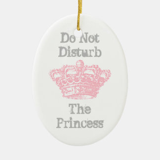 Adorno De Cerámica No perturbe la suspensión de la princesa puerta