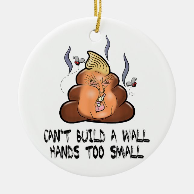 Adorno De Cerámica No se puede construir una muralla muy pequeña cont (Frente)