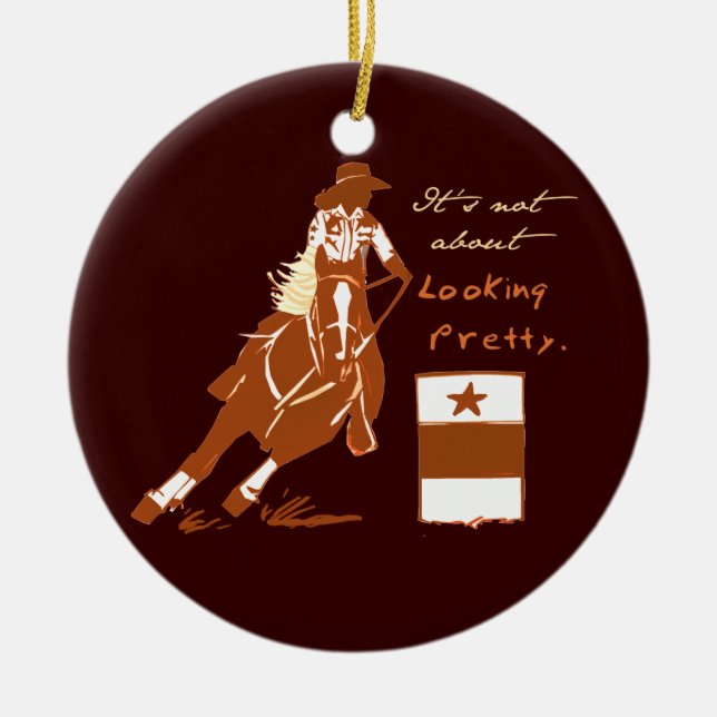 Adorno De Cerámica No se trata de ver Bonito (Frente)