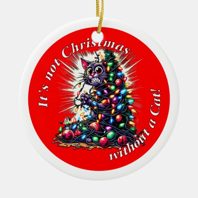 Adorno De Cerámica No son Navidades | ambas caras (Frente)