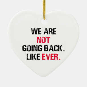 Adorno De Cerámica No Vamos A Volver Como Nunca