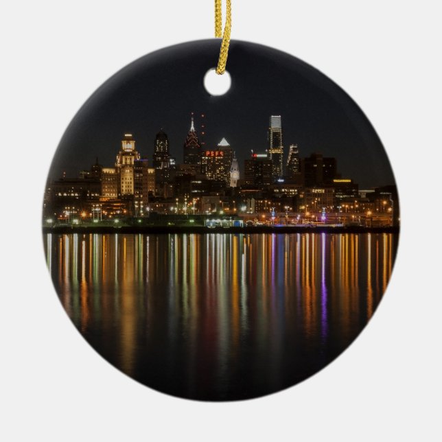 Adorno De Cerámica Noche de Philly (Frente)