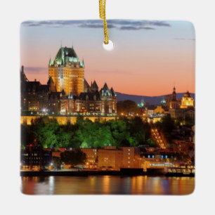 Adorno De Cerámica Noche de Quebec