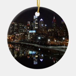 Adorno De Cerámica Noche en Philly