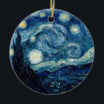 Adorno De Cerámica Noche estrellada De Vincent Van Gogh<br><div class="desc">Noche estrellada De Vincent Van Gogh</div>