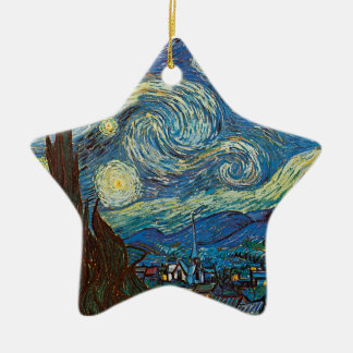 Adorno De Cerámica Noche estrellada de Vincent van Gogh