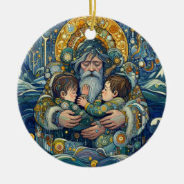 Adorno De Cerámica "Noche fría, brazos fuertes"