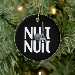 Adorno De Cerámica Noche nuez de baloncesto Noche de baloncesto Palab