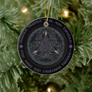 Adorno De Cerámica Noches de Brujería Celta Wiccan Witch Pagan Witchc