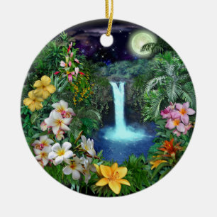 Adorno De Cerámica Noches tropicales