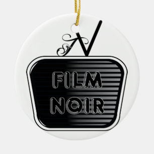 Adorno De Cerámica Noir de película
