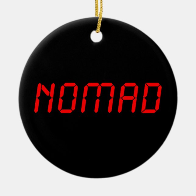 ADORNO DE CERÁMICA NÓMADA DIGITAL (Frente)