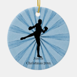 Adorno De Cerámica Nombre de Kickboxing