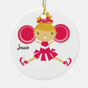 Adorno De Cerámica Nombre personalizado animador rosa KRW