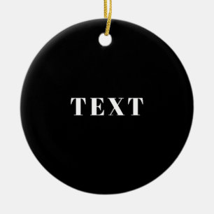 Adorno De Cerámica Nombre personalizado con estilo u otro texto Bla