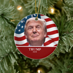 Adorno De Cerámica Nombre personalizado de Donald Trump