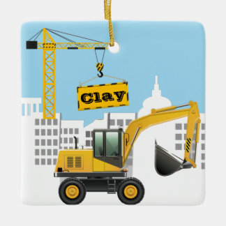 Adorno De Cerámica Nombre personalizado del sitio de construcción de