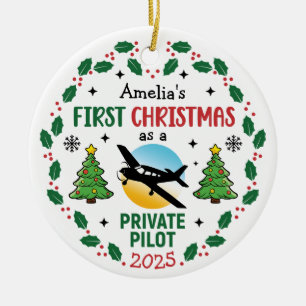 Adorno De Cerámica Nombre personalizado Navidades personalizados del