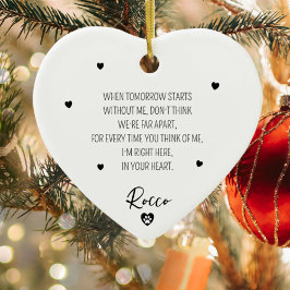 Adorno De Cerámica Nombre simple del Mascota conmemorativo