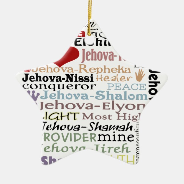 Adorno De Cerámica Nombres de arte en el metro de Dios (Frente)