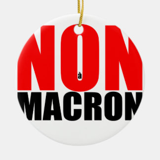 Adorno De Cerámica NON à MACRON